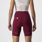 Castelli Velocissima 3 Fietsbroek Kort Zonder Bretels Bordeauxrood Dames