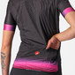 Castelli Gradient Fietsshirt Korte Mouwen Zwart/Roze Dames