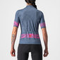Castelli Fenice Fietsshirt Korte Mouwen Blauw/Roze Dames