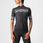Castelli Fenice Fietsshirt Korte Mouwen Zwart/Wit Dames