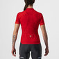 Castelli Promessa Jacquard Fietsshirt Korte Mouwen Rood Dames