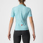 Castelli Promessa Jacquard Fietsshirt Korte Mouwen Blauw Dames