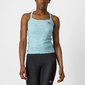 Castelli Promessa Jacquard Bavette Fietsshirt Zonder Mouwen Blauw Dames