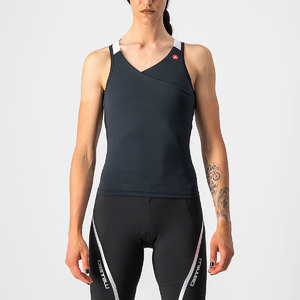 Castelli Solaris Top Zwart/Wit Dames