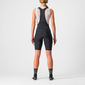 Castelli Unlimited Fietsbroek Kort Zwart Dames