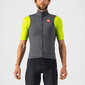 Castelli Pro Thermal Mid Windvest Donkergrijs Heren