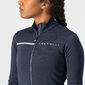 Castelli Sinergia 2 FZ Fietsshirt Lange Mouwen Blauw/Zilver Dames