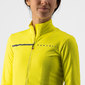 Castelli Sinergia 2 FZ Fietsshirt Lange Mouwen Geel/Donkergrijs Dames