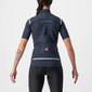 Castelli Gabba RoS 2 Fietsshirt Korte Mouwen Blauw/Zilver Reflex Dames