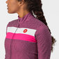 Castelli Volare Fietsshirt Lange Mouwen Paars/Roze/Wit Dames