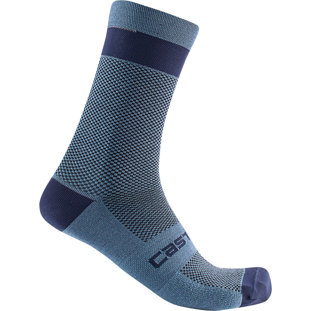 Castelli Alpha 18 Fietssokken Blauw