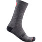 Castelli Racing Stripe 18 Fietssokken Donkergrijs