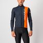 Castelli Traguardo FZ Fietsshirt Lange Mouwen Blauw/Oranje