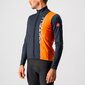 Castelli Traguardo FZ Fietsshirt Lange Mouwen Blauw/Oranje