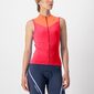 Castelli Solaris Fietsshirt Zonder Mouwen Roze/Oranje Dames