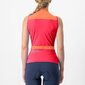 Castelli Solaris Fietsshirt Zonder Mouwen Roze/Oranje Dames