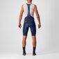 Castelli Free Aero RC Fietsbroek Kort Blauw Heren