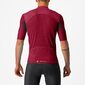 Castelli Endurance Elite Fietsshirt Korte Mouwen Donkerrood Heren
