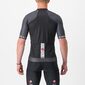 Castelli Entrata Vi Fietsshirt Korte Mouwen Zwart/Donkergrijs/Zilver Heren