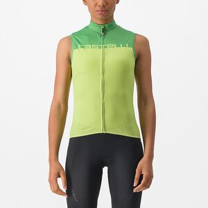 Castelli Velocissima Fietsshirt Zonder Mouwen Lichtgroen/Groen Dames