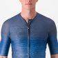 Castelli Aero Race 6.0 Fietsshirt Korte Mouwen Blauw Heren