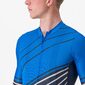 Castelli Speed Strada Fietsshirt Korte Mouwen Blauw/Donkerblauw Heren