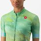 Castelli Marmo Fietsshirt Korte Mouwen Groen/Blauw Dames