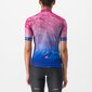 Castelli Marmo Fietsshirt Korte Mouwen Roze/Blauw Dames