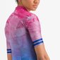 Castelli Marmo Fietsshirt Korte Mouwen Roze/Blauw Dames
