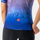 Castelli Marmo Fietsshirt Korte Mouwen Roze/Blauw Dames