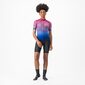 Castelli Marmo Fietsshirt Korte Mouwen Roze/Blauw Dames