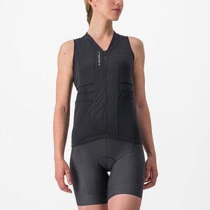 Castelli Anima 4 Fietsshirt Zonder Mouwen Zwart Dames
