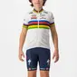Castelli Kid Soudal Quick-Step Fietsshirt Korte Mouwen World Champion