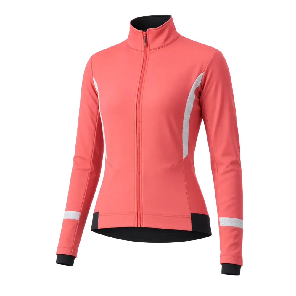 CASTELLI Dinamica 2 Fietsjack Roze/Wit Reflex Dames