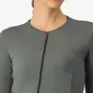 Castelli Fly Fietsshirt Lange Mouwen Grijs Dames