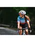 Castelli Dolce Fietsshirt Korte Mouwen Blauw/Oranje Dames
