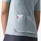 Castelli Anima 4 Fietsshirt Korte Mouwen Lichtblauw Dames