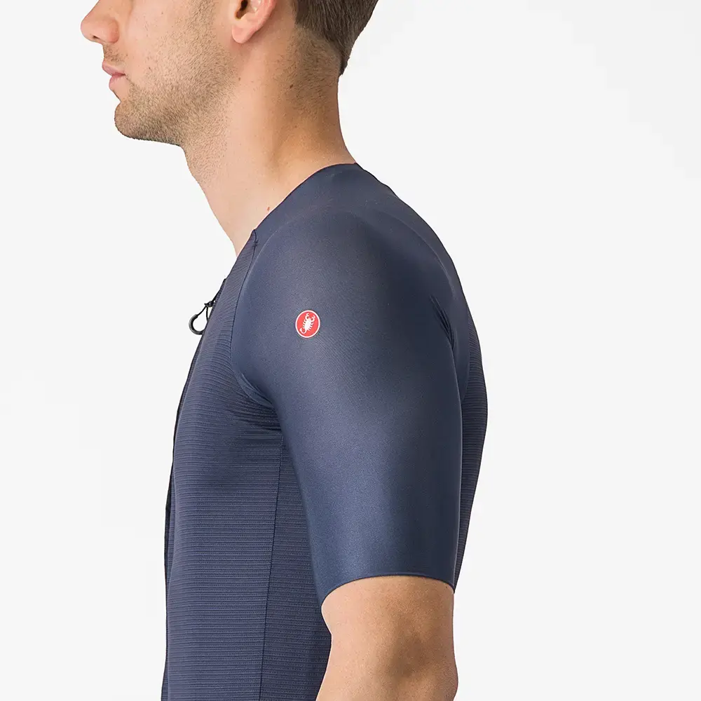 Castelli Aero Race 7.0 Fietsshirt Korte Mouwen Blauw Heren
