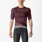 Castelli Climber's 4.0 Fietsshirt Korte Mouwen Donkerrood/Zilver Heren