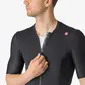 Castelli Espresso Fietsshirt Korte Mouwen Zwart/Donkergrijs Heren