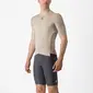 Castelli Espresso Fietsshirt Korte Mouwen Lichtbruin/Zwart Heren