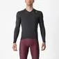 Castelli Espresso Fietsshirt Lange Mouwen Zwart/Donkergrijs Heren