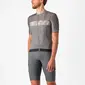 Castelli Unlimited Endurance Fietsshirt Korte Mouwen Grijs Heren