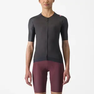 Castelli Aero Pro 7.0 Fietsshirt Korte Mouwen Zwart Dames