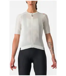 Castelli Espresso Fietsshirt Korte Mouwen Wit/Grijs Dames