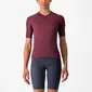 CASTELLI Espresso Fietsshirt Korte Mouwen Donkerrood Dames — afbeelding 1