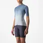 Castelli Salita Fietsshirt Korte Mouwen Blauw/Lichtblauw Dames