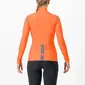 Castelli Tutto Nano Ros Fietsshirt Lange Mouwen Oranje Dames