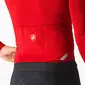 Castelli Fly Fietsshirt Lange Mouwen Rood Heren