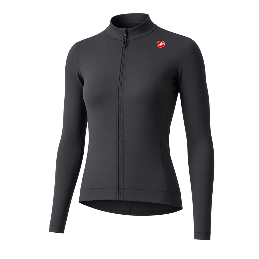 CASTELLI Espresso Thermal Fietsshirt Lange Mouwen Zwart Dames